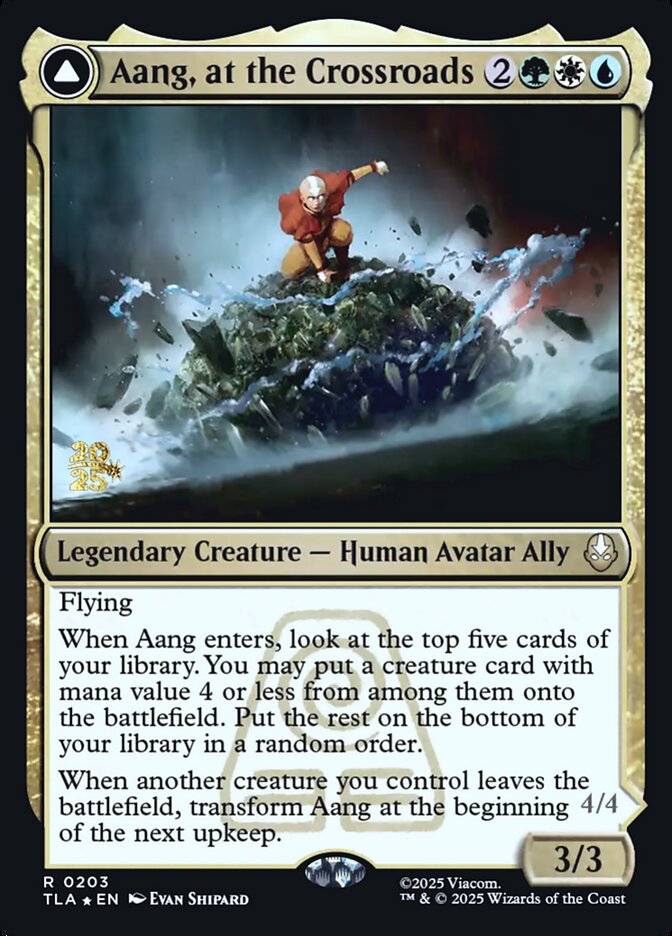 Aang, at the Crossroads
