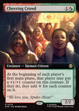 Cheering Crowd (Extended Art) - Magic: The Gathering