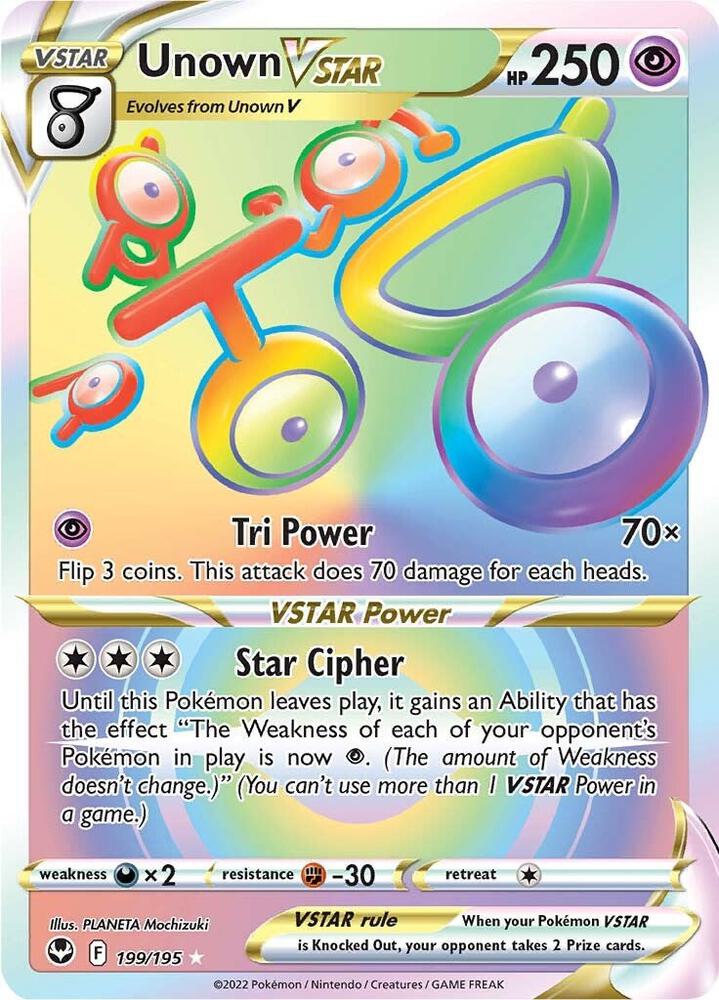 Unown VSTAR (Secret)