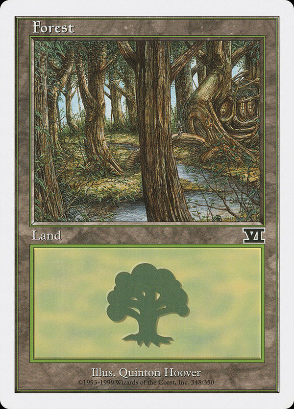 Forest (348) - Magic: The Gathering