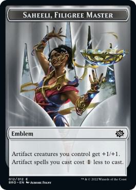 Emblem - Saheeli, Filigree Master - Magic: The Gathering