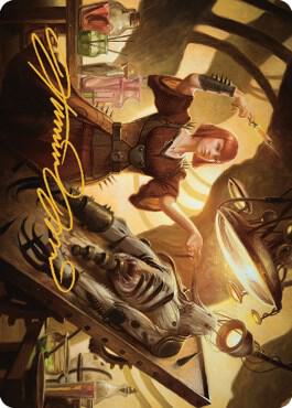 Ashnod, Flesh Mechanist Art Card (Gold-Stamped Signature) - Magic: The Gathering