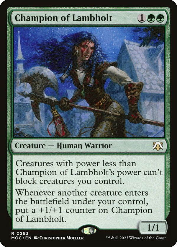 Champion of Lambholt - Magic: The Gathering