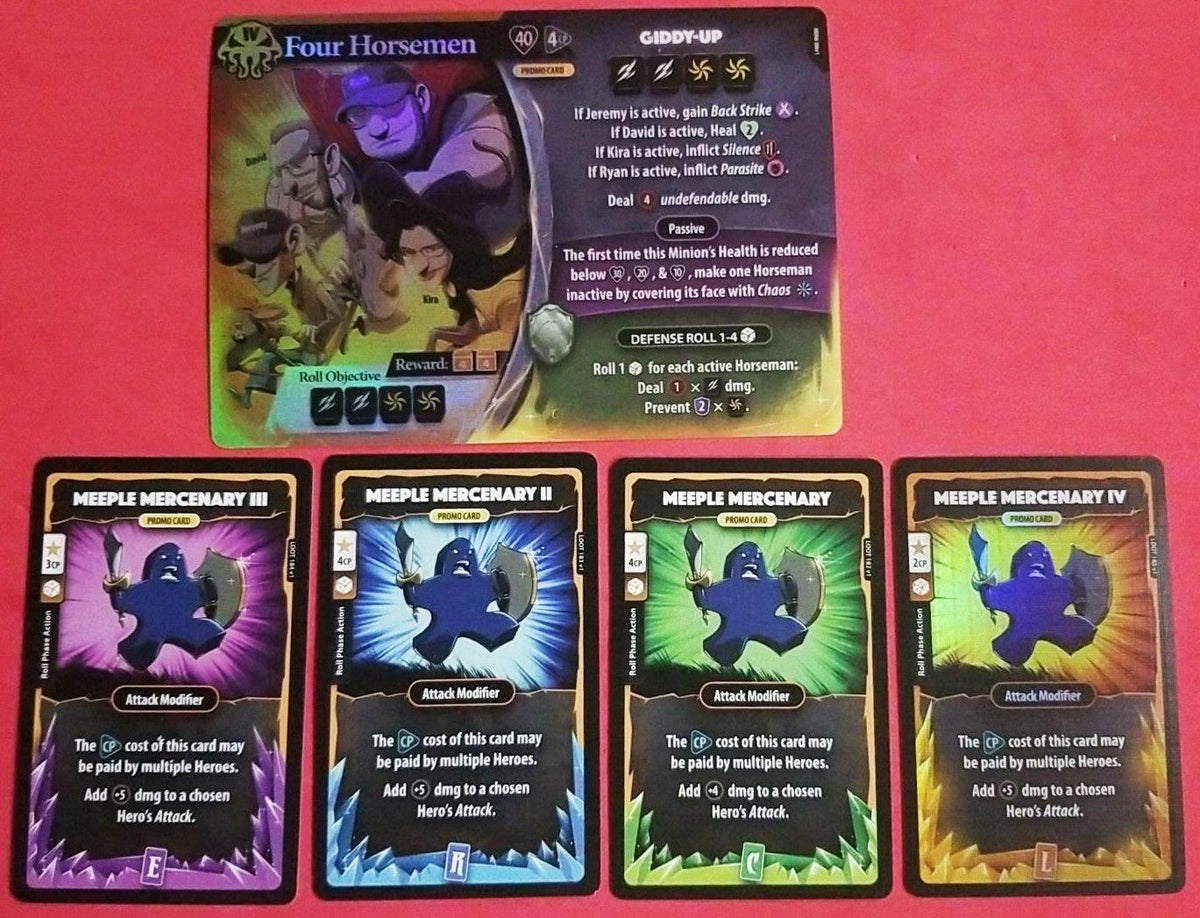 Dice Throne Adventures: Four Horsemen Promo Pack