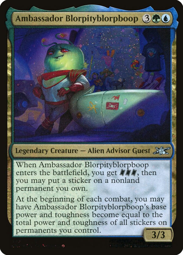Ambassador Blorpityblorpboop (Galaxy Foil) - Magic: The Gathering