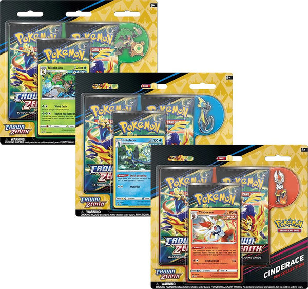 Crown Zenith Pin Collection [Set of 3] - Pokémon