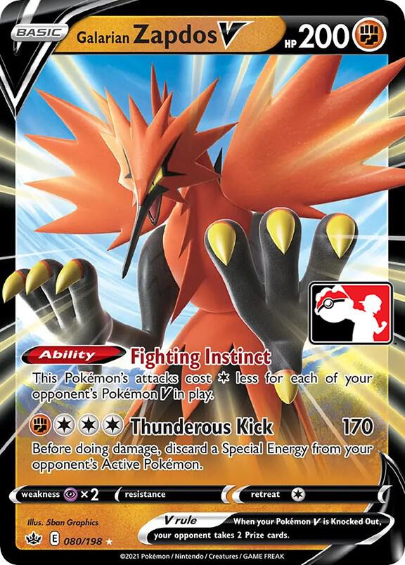 Galarian Zapdos V - Pokémon