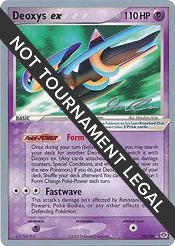 Deoxys ex - 2006 (Jason Klaczynski) - Pokémon