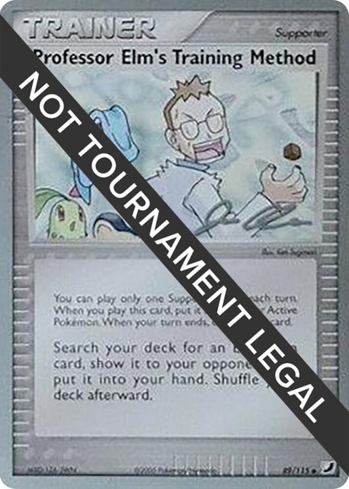 Professor Elm's Training Method - 2006 (Jason Klaczynski)