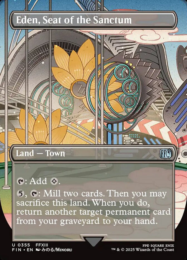 Eden, Seat of the Sanctum (Borderless) - Magic: The Gathering