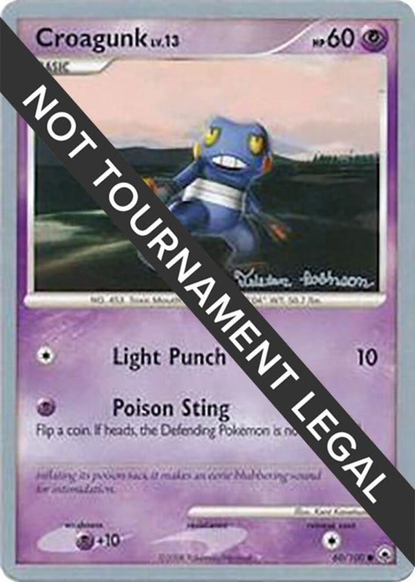 Croagunk - 2008 (Tristan Robinson) - Pokémon