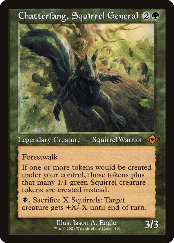 Chatterfang, Squirrel General (Retro Frame) - Magic: The Gathering