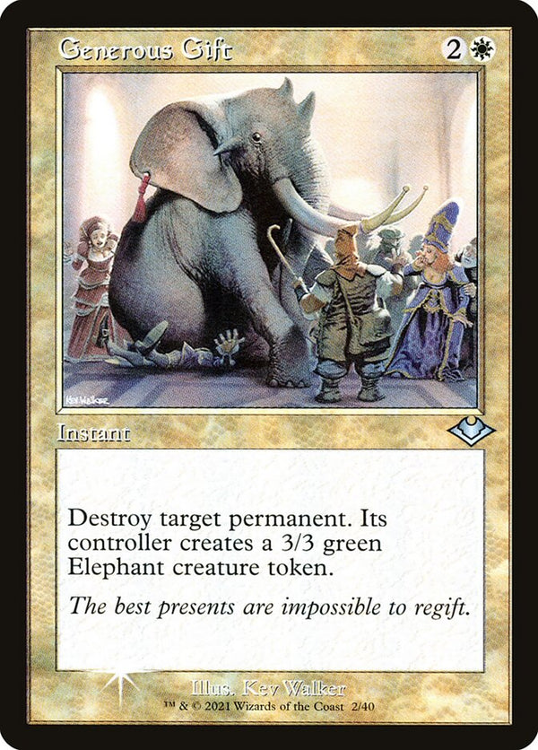 Generous Gift (Retro Frame) - Magic: The Gathering