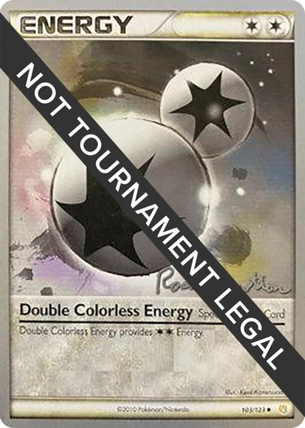 Double Colorless Energy - 2011 (Ross Cawthon) - Pokémon