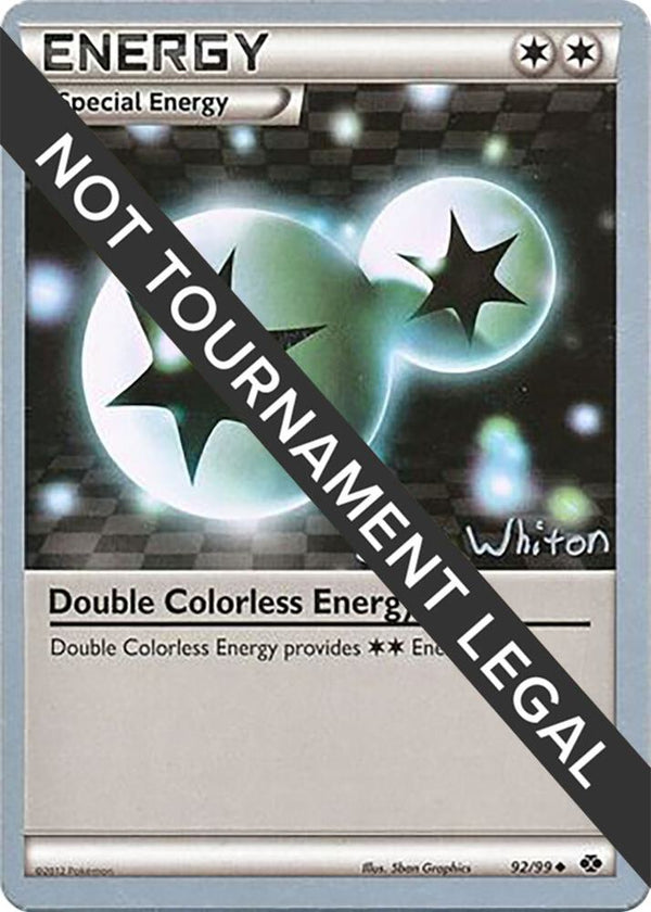 Double Colorless Energy - 2013 (Ian Whiton) - Pokémon