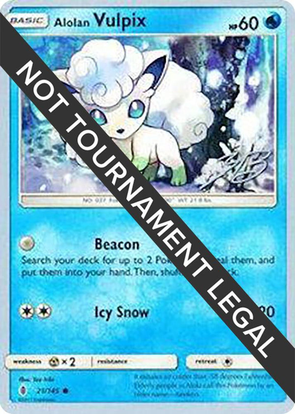 Alolan Vulpix - 2017 (Zachary Bokhari) - Pokémon
