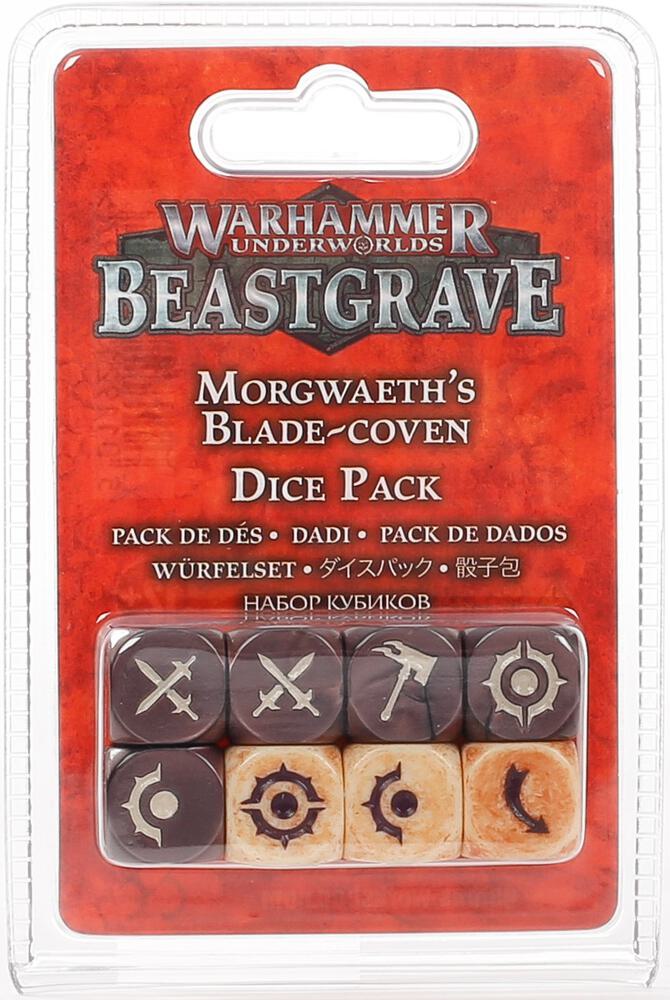 Warhammer: Underworlds - Morgwaeth's Blade-Coven Dice Pack (8-Pack)