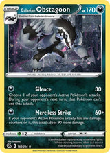 Galarian Obstagoon (Cosmos Holo) - Pokémon