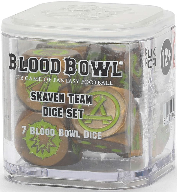 Blood Bowl: Skaven Team Dice Set (7-Pack) (200-12) - Games Workshop
