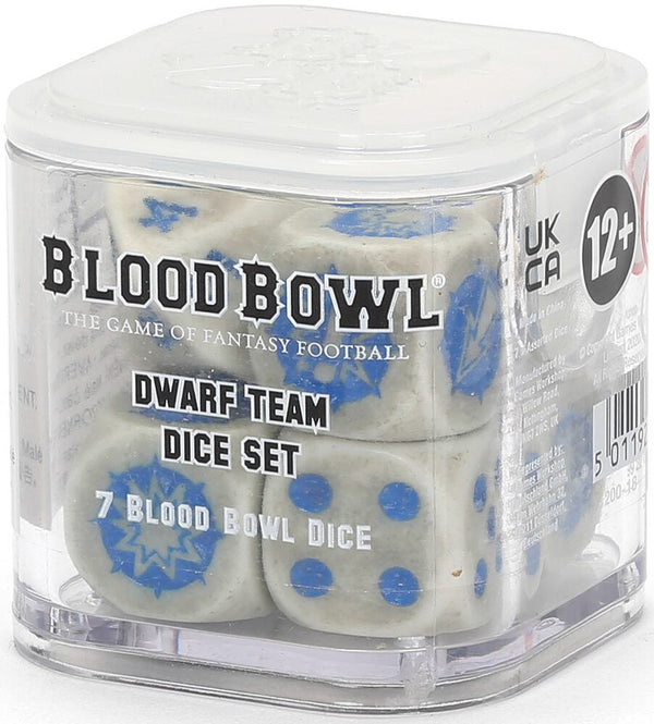 Blood Bowl: Dwarf Team Dice Set (7-Pack) - Games Workshop