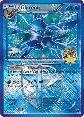 Glaceon - 23/116 (City Championships) [Staff] - Pokémon