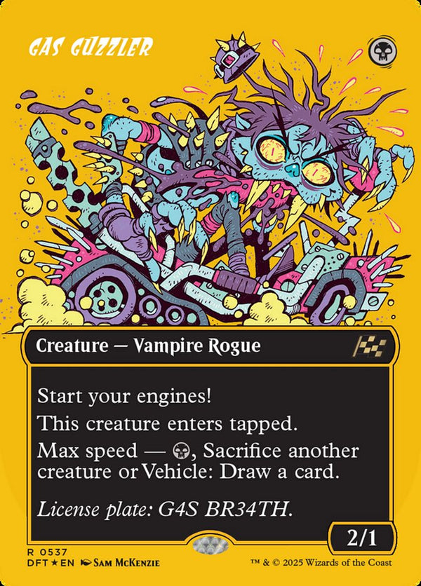 Gas Guzzler (Borderless) (First-Place Foil) - Magic: The Gathering