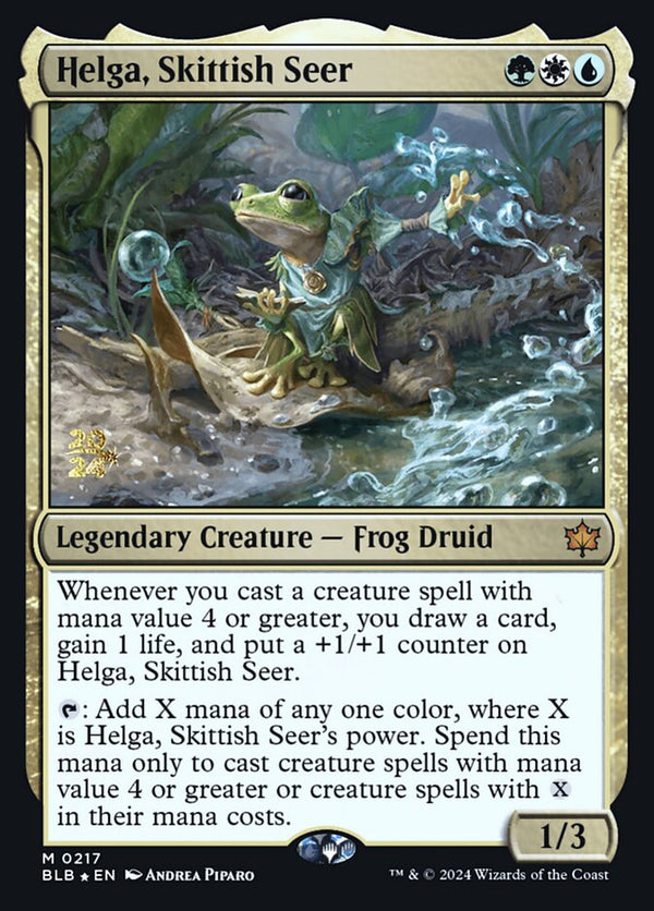 Helga, Skittish Seer - Magic: The Gathering
