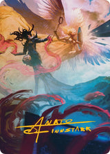 Drana and Linvala Art Card (Gold-Stamped Signature) - Magic: The Gathering
