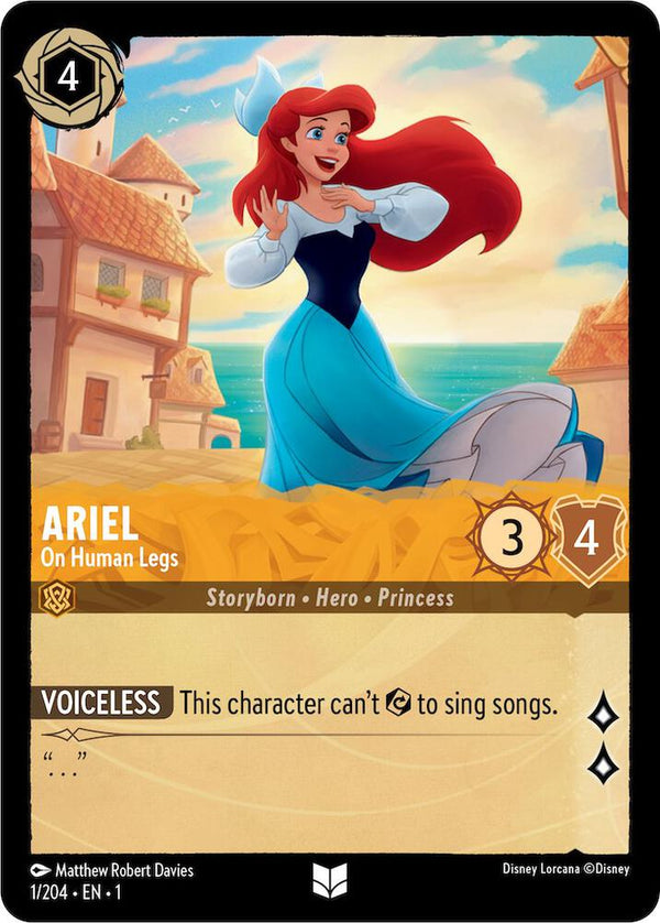 Ariel - On Human Legs - Disney Lorcana