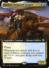 Harbin, Vanguard Aviator (Extended Art) - Magic: The Gathering