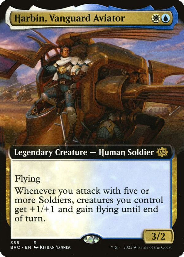 Harbin, Vanguard Aviator (Extended Art) - Magic: The Gathering