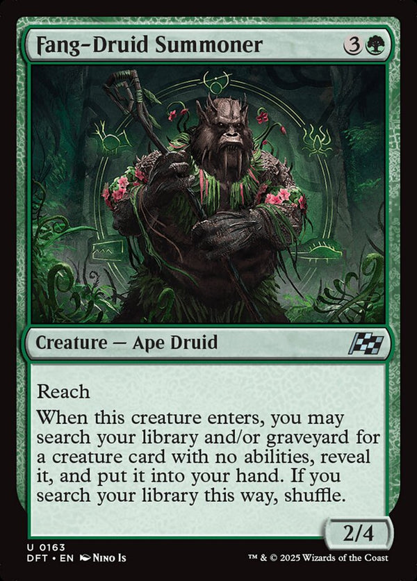 Fang-Druid Summoner - Magic: The Gathering
