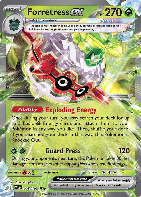 Forretress ex - 005/193 - Pokémon