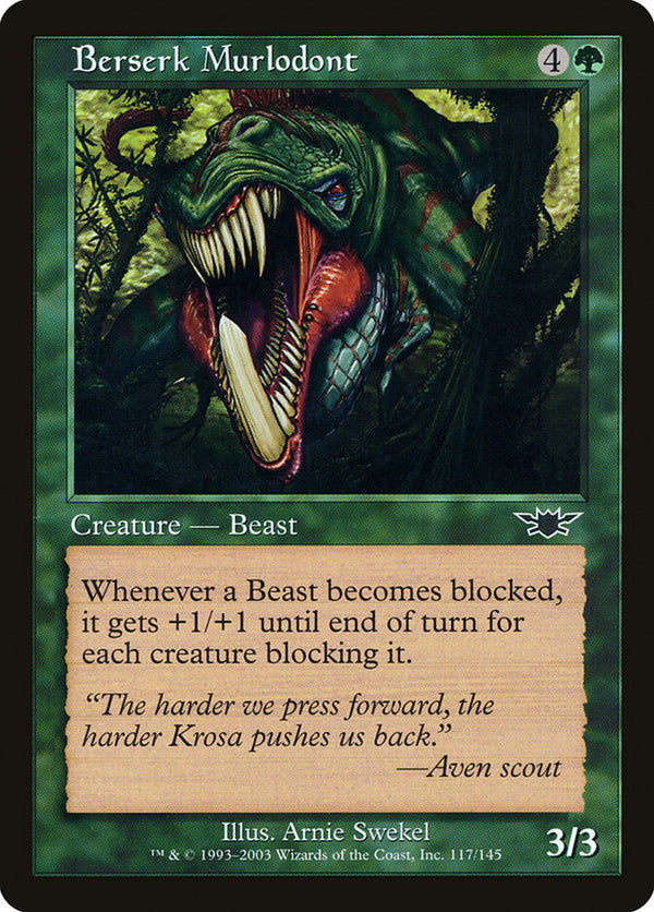 Berserk Murlodont - Magic: The Gathering