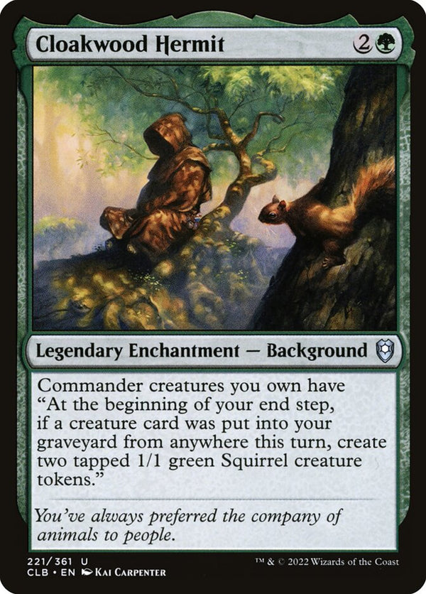 Cloakwood Hermit - Magic: The Gathering