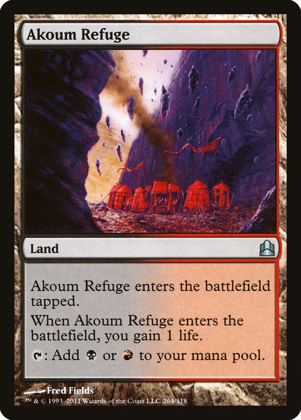 Akoum Refuge - Magic: The Gathering