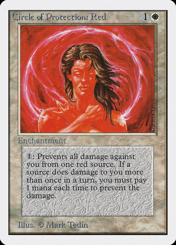 Circle of Protection: Red - Magic: The Gathering