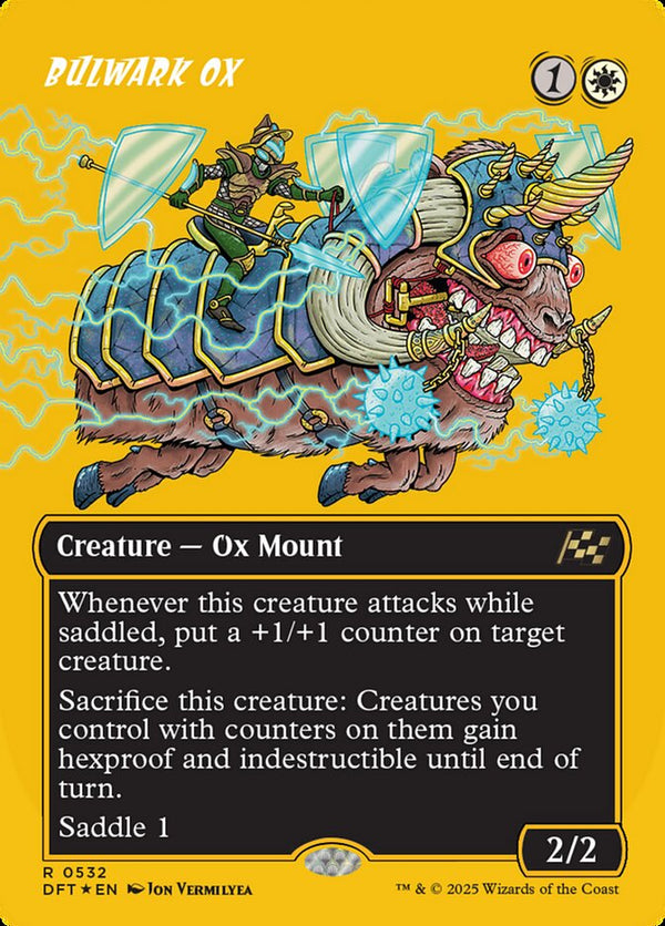 Bulwark Ox (Borderless) (First-Place Foil) - Magic: The Gathering