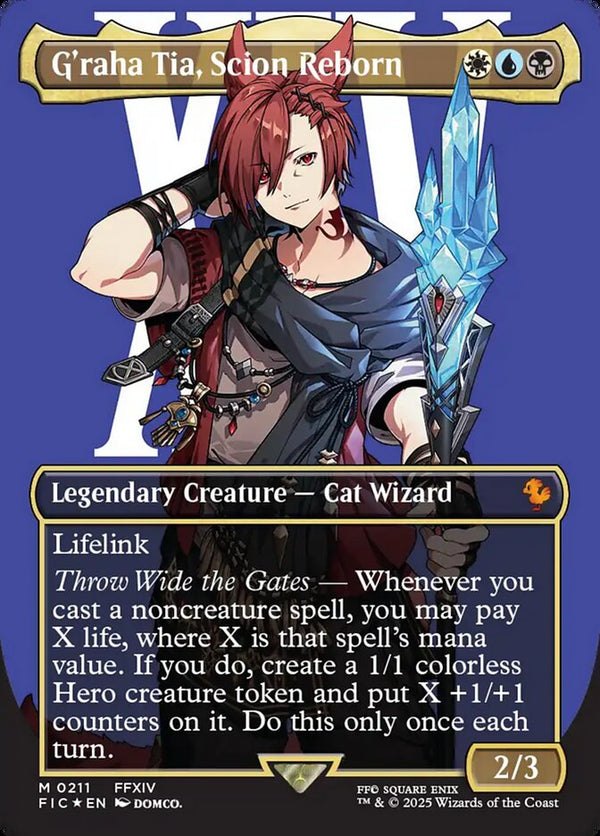 G'raha Tia, Scion Reborn (Borderless) (Surge Foil) - Magic: The Gathering