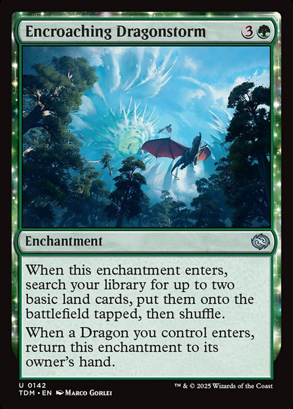 Encroaching Dragonstorm - Magic: The Gathering