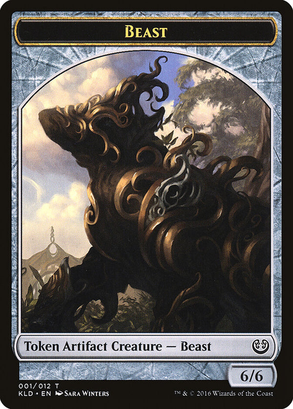 Beast Token (001) - Magic: The Gathering