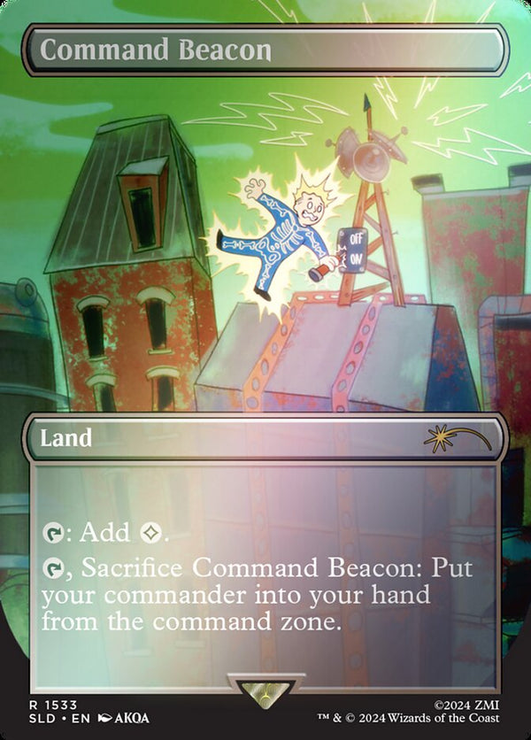 Command Beacon (Rainbow Foil) - Magic: The Gathering