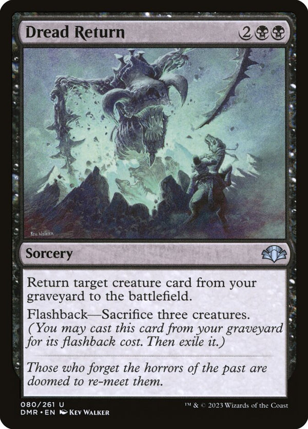 Dread Return - Magic: The Gathering