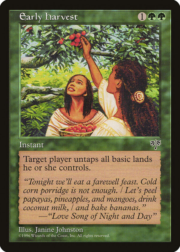 Early Harvest - Magic: The Gathering