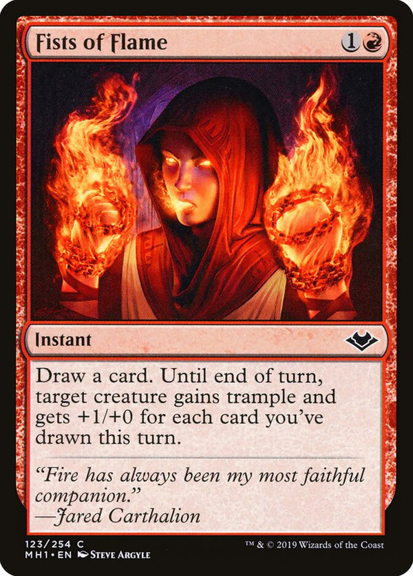 Fists of Flame - Magic: The Gathering