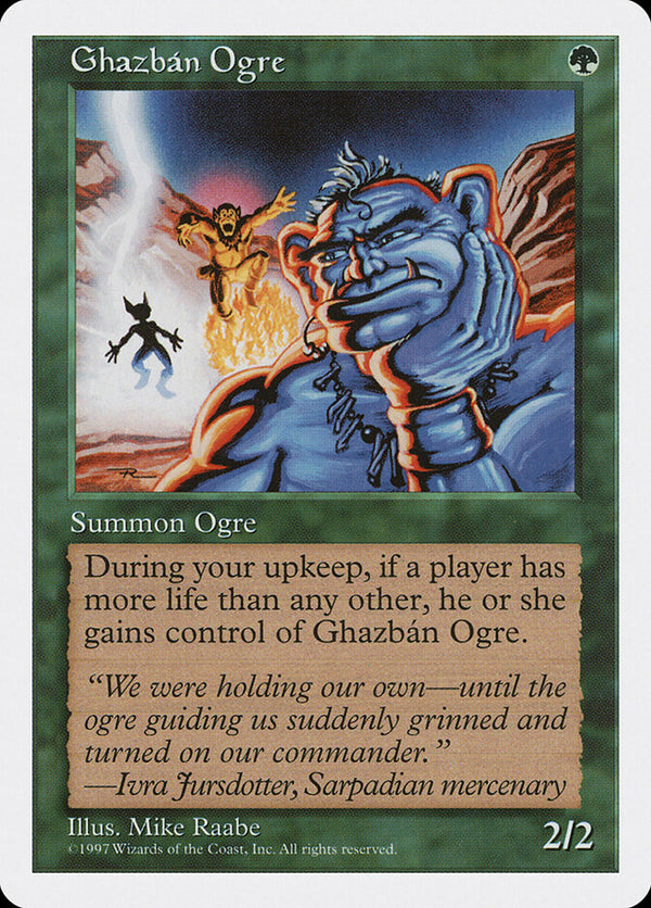 Ghazban Ogre - Magic: The Gathering