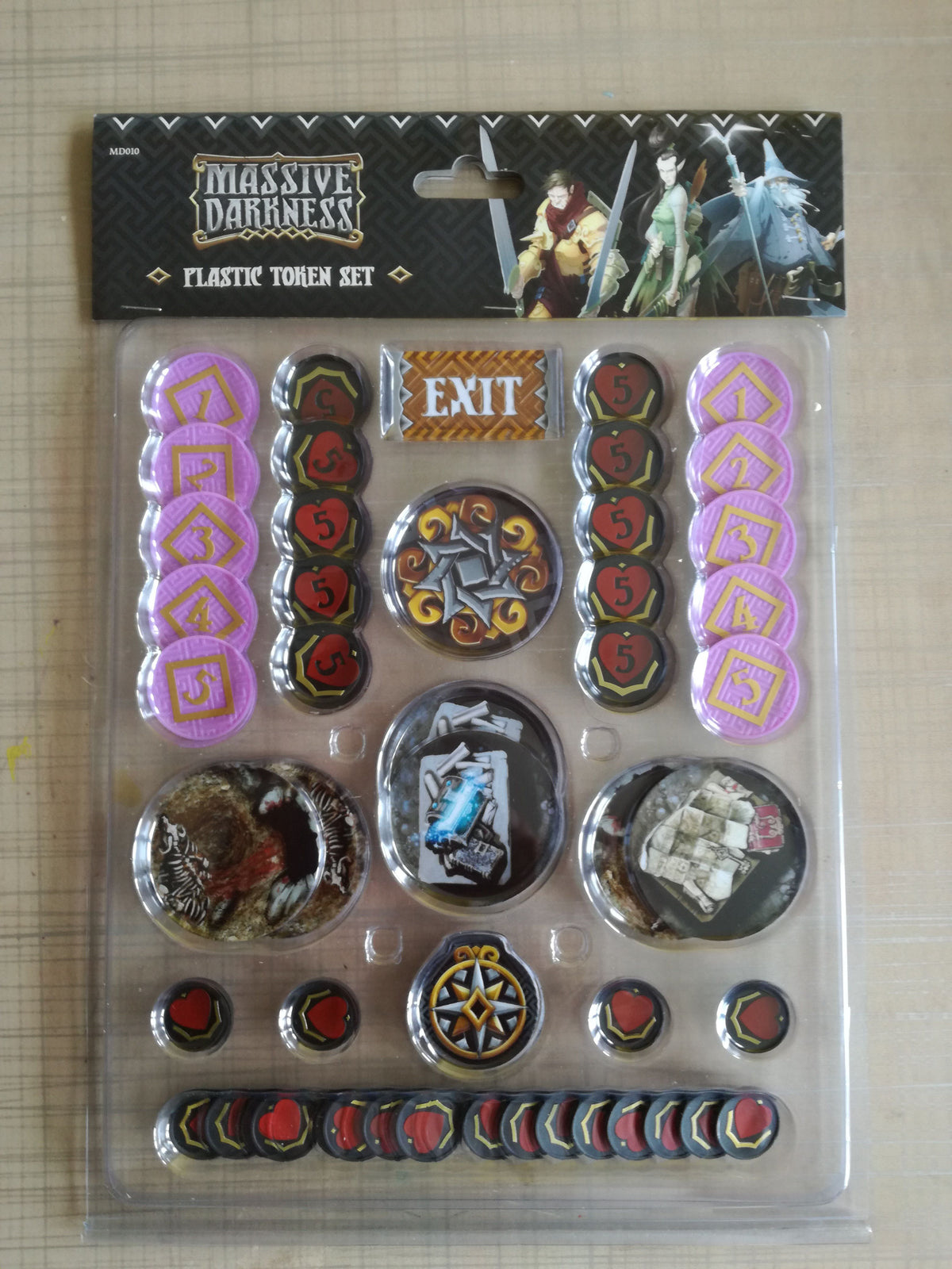 Massive Darkness: Plastic Token Set