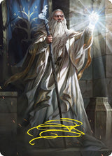 Gandalf the White Art Card (Gold-Stamped Signature) - Magic: The Gathering