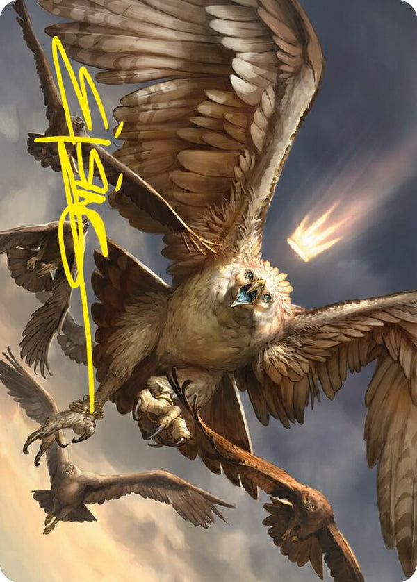 Gwaihir, Greatest of the Eagles Art Card (Gold-Stamped Signature) - Magic: The Gathering