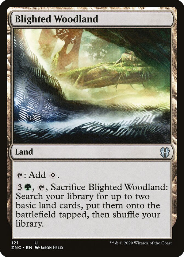 Blighted Woodland - Magic: The Gathering